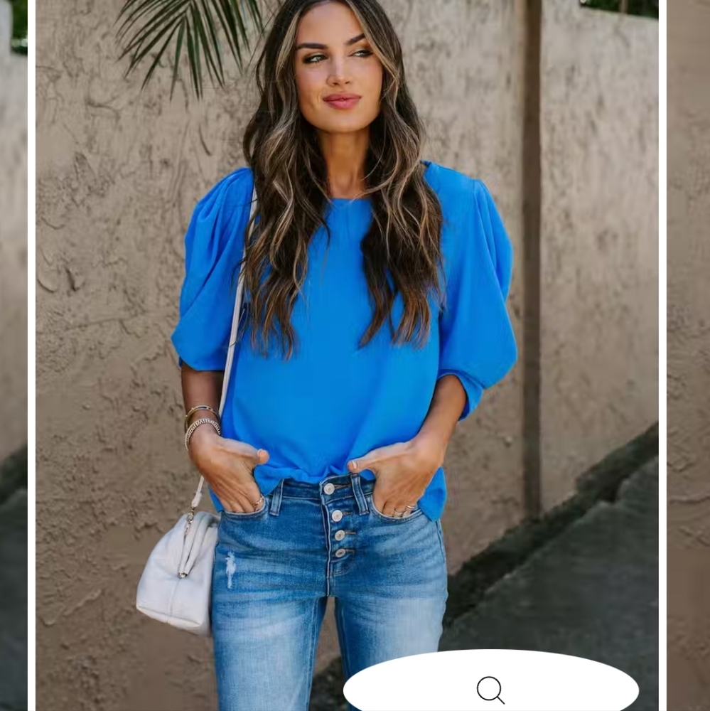 Kingston statement sleeve top